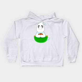 Ghost Halloween Poker Kids Hoodie